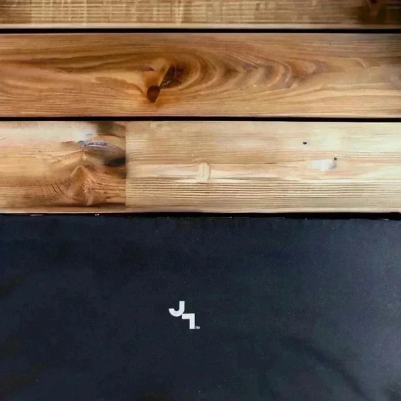 JoyLab Women's Size Medium Black Full-Length Leggings with Mesh Side Pocketa - Picture 2 of 5